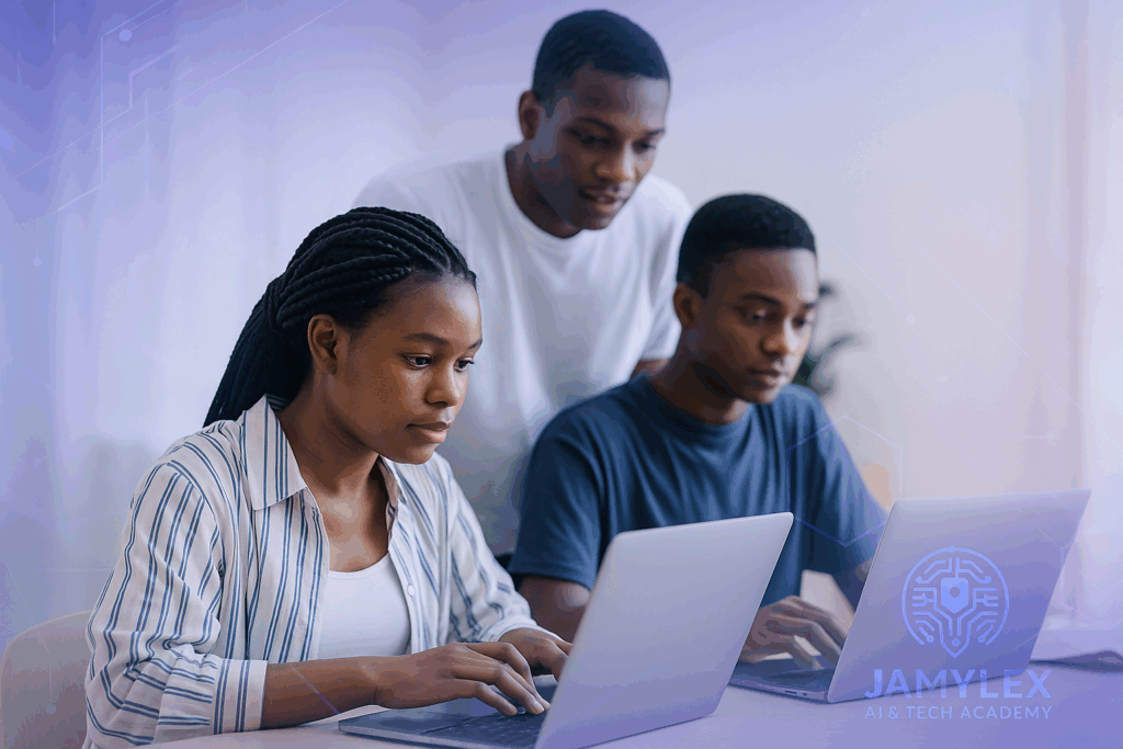 Student Taking Online Class