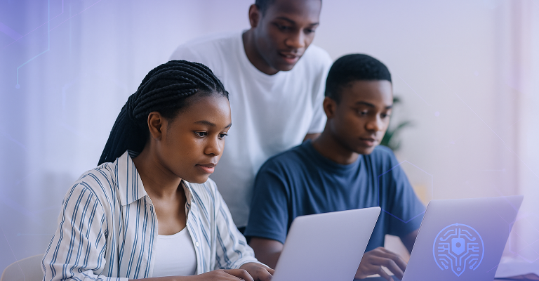Student Taking Online Class